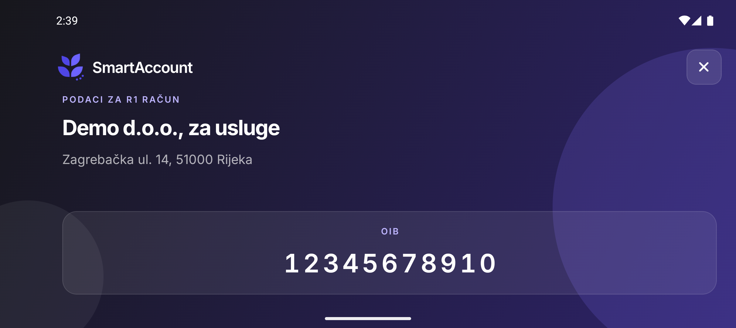 Digitalna R1 kartica u SmartAccount mobilnoj aplikaciji